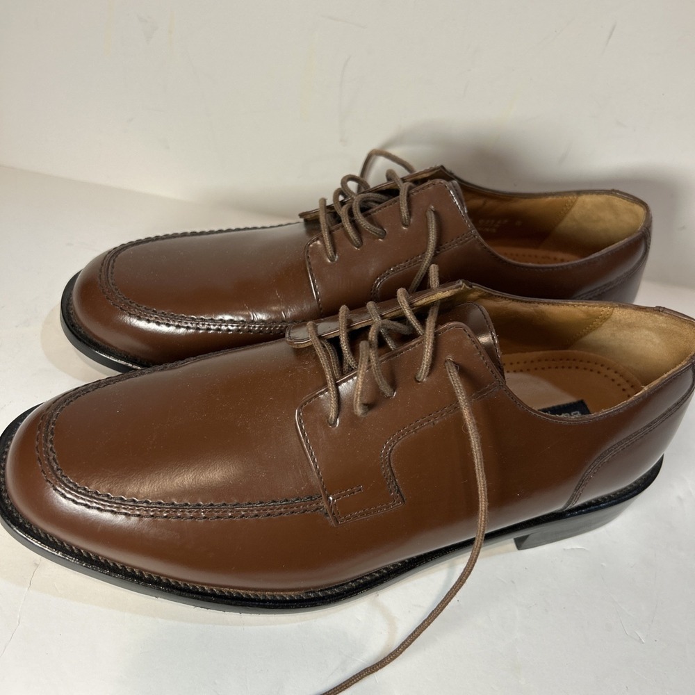 Bostonian Men's Tie Dress‎ Shoes- Size 8D/ Brown / Great Condition First Flex